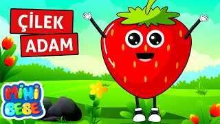 Çilek Adam Şip Şap Şop 🍓🍐🍉 Meyveleri Öğreniyorum 🍒🍏🍇 MiniBebe [upl. by Llehsyar]