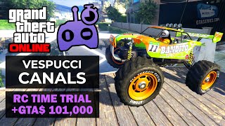 GTA Online RC Bandito Time Trial  Vespucci Canals Under Par Time [upl. by Yssirk]