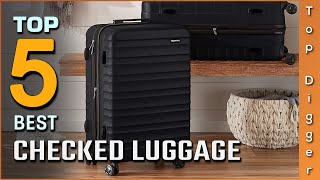 Top 5 Best Checked Luggages Review in 2024  On The Market Today [upl. by Marysa444]