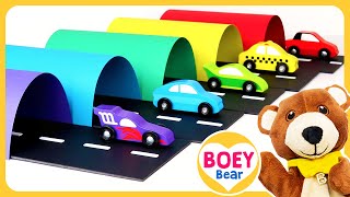 Educational Toy Learning Videos  Wholesome Baby Learning Videos  Learn Colors with Toy Cars [upl. by Elleinaj]