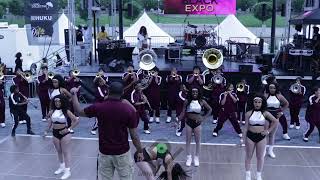 LindenMcKinley HS Marching Band  Live and Nasty  Ohio Black Expo  2024 [upl. by Anikehs900]