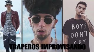 TRAPEROS FAMOSOS IMPROVISANDO Kidd Keo Rels B Pimp Flaco CTangana Bejo [upl. by Syxela32]