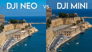 DJI NEO VS DJI MINI 4 PRO CAMERA TEST COMPARISON [upl. by Edric]