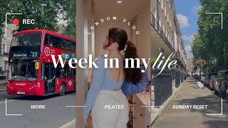 Living in London  Week in my life Vlog  Work appointments enjoying the sun and Sunday reset [upl. by Ellehcil]