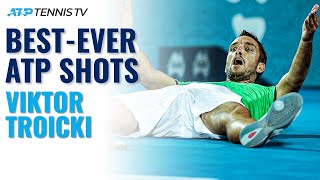 Viktor Troicki BestEver ATP Shots [upl. by Ayojal]