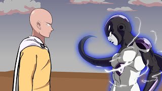 Saitama vs Black Frieza  Most Powerful Form Frieza in Dragon Ball Super [upl. by Marysa]