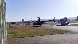 Archerfield airport Helicopter refuelling and hovering [upl. by Trakas]