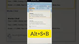 References bibliography in Ms word [upl. by Eve]