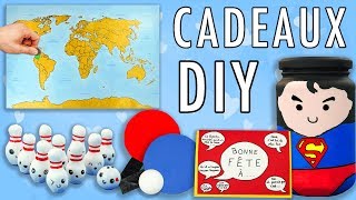 7 DIY FETE DES PERES IDEES CADEAUX FACILES [upl. by Inalaeham]