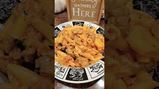 Creamy Sausage and Penne Pasta for The WIN SUBSCRIBE for more Great Recipes Itsmerashida pasta [upl. by Annasus900]