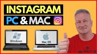 Instagram on Desktop YouTube  Post To Instagram From Your Computer PC or Mac [upl. by Enilav]