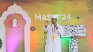 GENERAL MADH SONG CATEGORYA  FIRST  MASAF 24  MARKAZ MASALIH CHAPPANANGADI [upl. by Adiehsar]