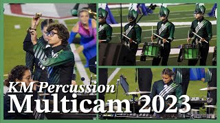 Kennesaw Mountain Percussion Multicam 2023  KM Marching Band [upl. by Nibroc]