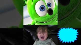 baby girl crying to gummy bear song  original gummy bear video shorts [upl. by Ziegler]