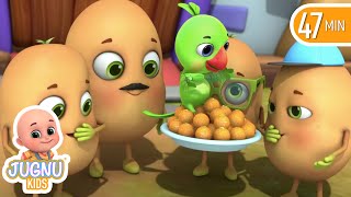 Aloo kachaloo Hindi poem  3D Animation Hindi Nursery rhymes for children Aalu kachalu beta [upl. by Haras812]