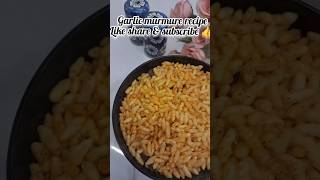 Lasaniya mamra recipe  Garlic murmure  Gujarati style trending shorts recipe yt ytshorts [upl. by Yerak]