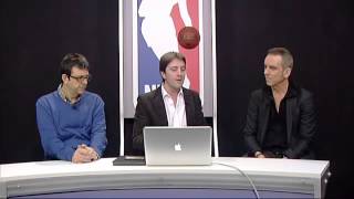 Flavio Tranquillo amp Federico Buffa amp Alessandro Mamoli  VideoChat playoff NBA [upl. by Olnek]