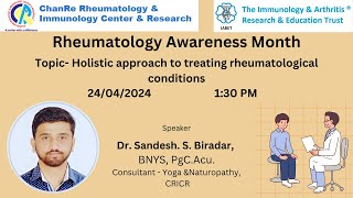 Rheumatology Awareness Month Topic Holistic approach to treating rheumatological conditions [upl. by Aundrea]