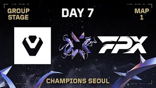 FPX vs SEN  VALORANT Champions Seoul  Knockouts  Map 1 [upl. by Notelrahc]