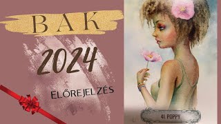 BAK ♑️ 2024 ÉVES ELŐREJELZÉS [upl. by Eiramenna]