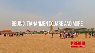 Tiananmen Square Beijing China 4K Bluemax Studio bluemaxbgcom [upl. by Zerk]