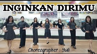 INGINKAN DIRIMU  PIETER SAPARUANE linedance  choreo by YULI  4 wall 36 count [upl. by Kuehn369]