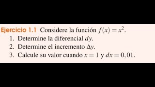 Como calcular la diferencial y el incremento de una función ¿Como evaluarlos [upl. by Joab]