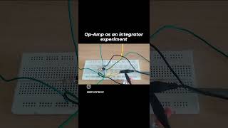 Opamp as an integrator experimentPhysics [upl. by Calista]