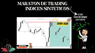 TRADING en VIVO  MARATON DE SINTETICOS [upl. by Wandis970]