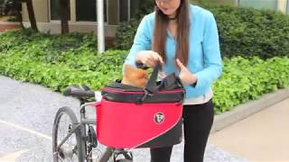 DoggyRide Cocoon product video bike basket carrier car seat pet bed award winning [upl. by Adamson]