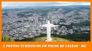 5 Pontos turístico em Poços de Caldas  MG [upl. by Alioz]