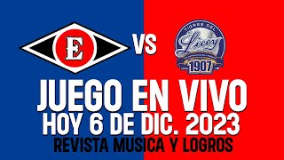 LICEY VS ESCOGIDO EN VIVO 6 DE DICIEMBRE 2023 [upl. by Nakasuji194]