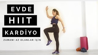 EVDE HIIT KARDİYO  Az zamanda çok kalori yak [upl. by Kieryt715]