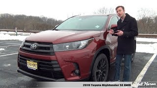 Review 2019 Toyota Highlander SE AWD  Ready for a Redo [upl. by Ennairoc]