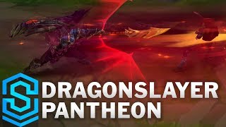 Dragonslayer Pantheon 2019 Skin Spotlight  League of Legends [upl. by Rosel]