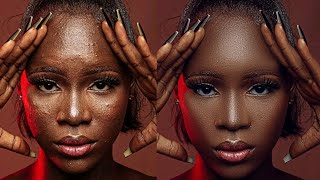 HighEnd Skin Retouching from Start To End  Photoshop Tutorial [upl. by Andrea]