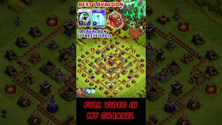 10 LAVALOON  11 FREEZE SPELL TH10 ATTACK STRATEGY clashofclans coc th10 [upl. by Aitnom198]