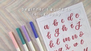 how to beginners guide to calligraphy [upl. by Ecikram751]