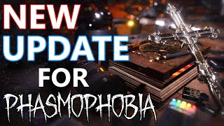 THE BIGGEST UPDATE in Phasmophobia HISTORY  Ascension ALL PATCH NOTES [upl. by Adrea]