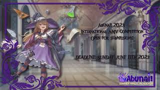 Abunai 2023 International AMV Competition Promo [upl. by Assirec841]