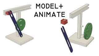 Fusion 360 Tutorial Designing a Quick Return Mechanism from Scratch [upl. by Pernick906]