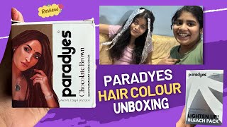 Paradyse Hair Color and Bleach  Hair Colour Done at Home [upl. by Felita]