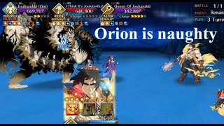 FGO NA Super Orion Solo Christmas Skadi CQ [upl. by Conrado]