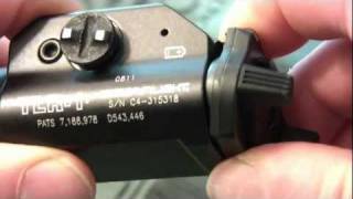 How to change or install batteries on the Streamlight TLR1 [upl. by Strauss]