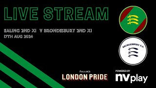 LIVE STREAM  Ealing 2nd XI v Brondesbury 2nd XI  MCCL Premier League  Round 15 [upl. by Cumine746]