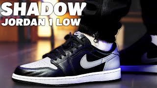 Air Jordan 1 Low OG Shadow Review and on Foot [upl. by Ahsined370]