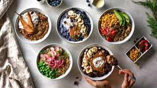 The BEST oatmeal recipes » vegan  wholesome [upl. by Gwenneth]