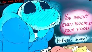 sans has an addiction Funny Undertale Comic Dubs [upl. by Adnoek]