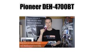 PIONEER DEH4700BT Bluetooth Autoradio inkl AndroidiPhone Steuerung  Produktvorstellung [upl. by Otrebide49]