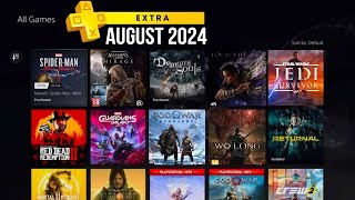 PlayStation Plus Extra All Available Games  August 2024 [upl. by Adaha386]